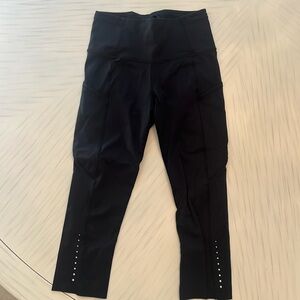 Black lululemon leggings - size 4. Never worn